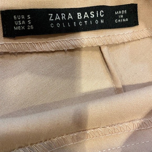 Zara Cream Asymmetrical Skirt - Picture 2 of 4
